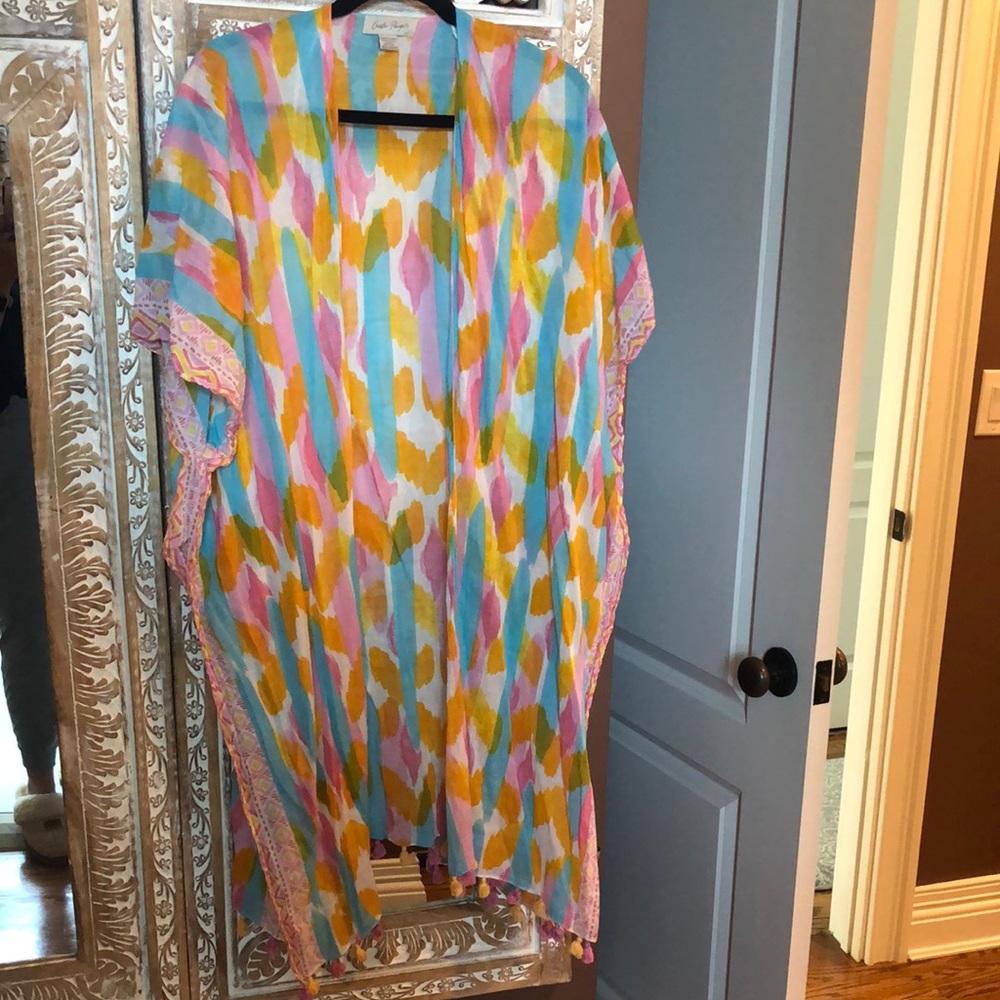 Colorful Kimono Coverup